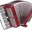 Acordeon Hohner Rojo