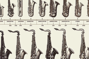 La evolución del diseño del saxofón a través de los años La evolución del diseño del saxofón a través de los años.