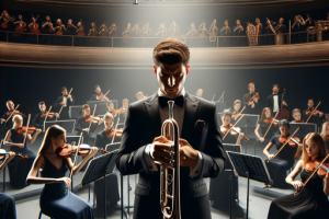 Los desafíos de tocar la trompeta en una orquesta.