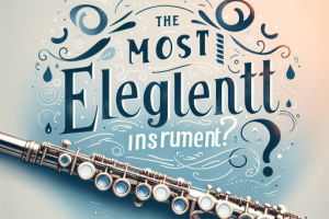 ¿Es la flauta travesera el instrumento más elegante? ¿Es la flauta travesera el instrumento más elegante?